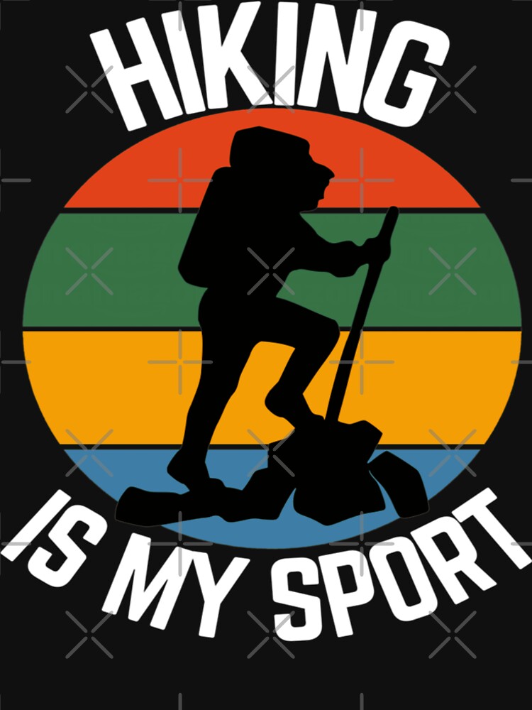 Retro Sunset Hiker - Vintage Outdoor Mountaineer by Creative Spark