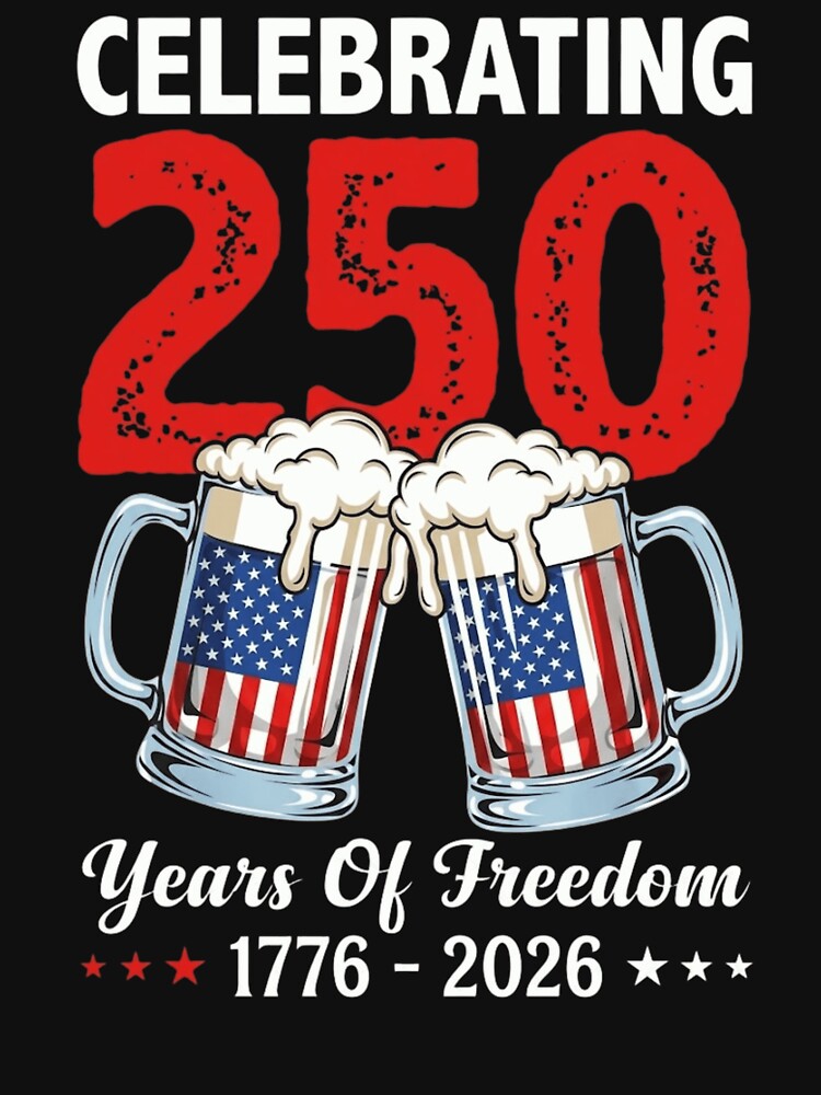 USA 250th Anniversary Beer Mug Patriotic Freedom 1776-2026 by haitrieuic96