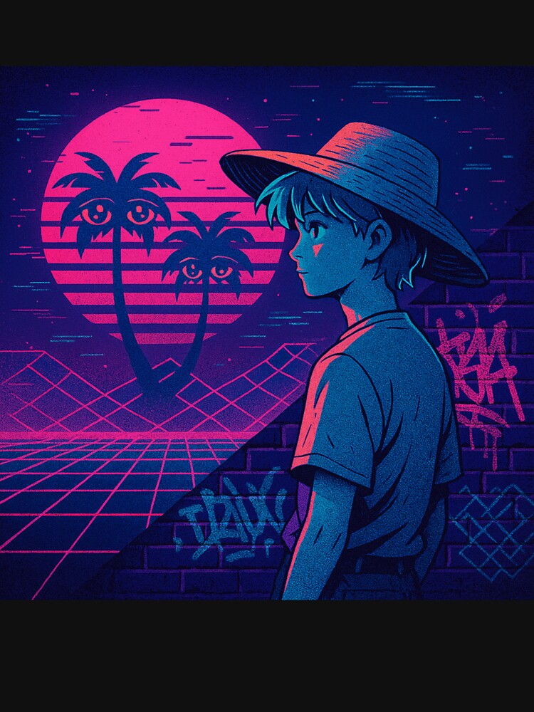 Retro Vaporwave Anime by FestusArt