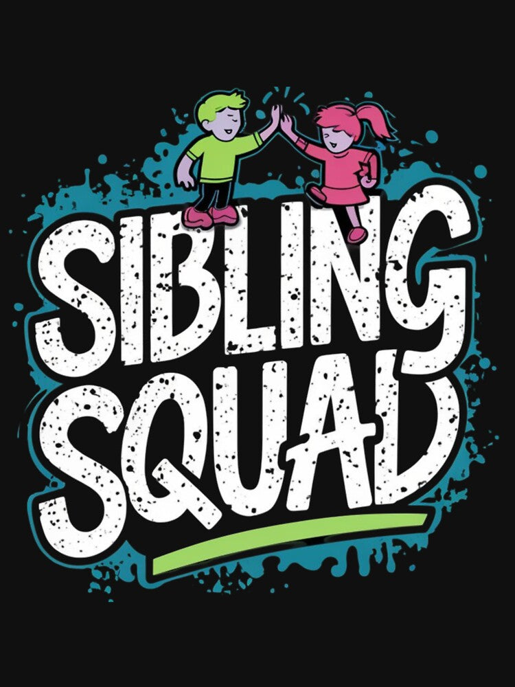 Sibling Squad T-Shirt – Fun & Playful Family Apparel | New Trendy Design by T010