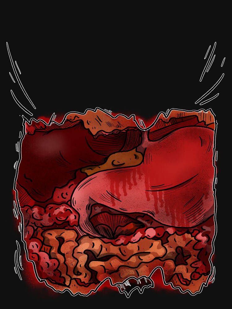 Hello it's Halloween stomach intestine by UnstoppableShpy