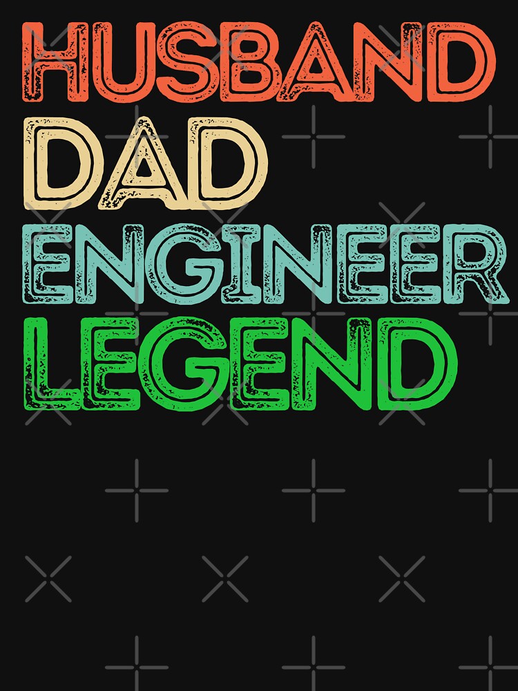 Husband Dad Engineer Legend, Engineer Father Gifts by Obiyoc