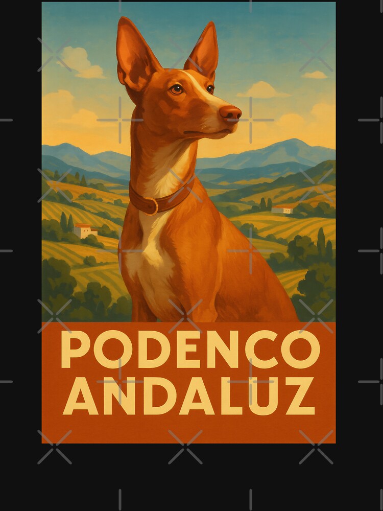 Elegant Podenco Andaluz Portrait by Flying Doggo