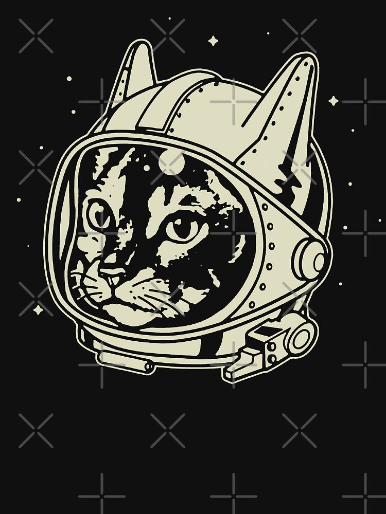 Bad Astro Cat, Pluto isn't a toy and stop scratching Saturn's rings! by NAJRAN