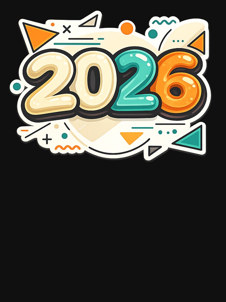 Class of 2026 Colorful Graduation Numbers by PunchDrop