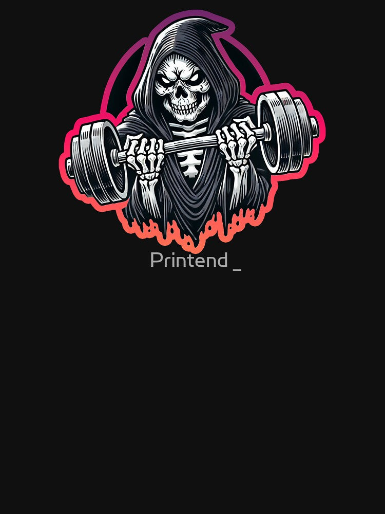 Grim Reaper Weightlifting for Hardcore Gym Lovers by Printend _
