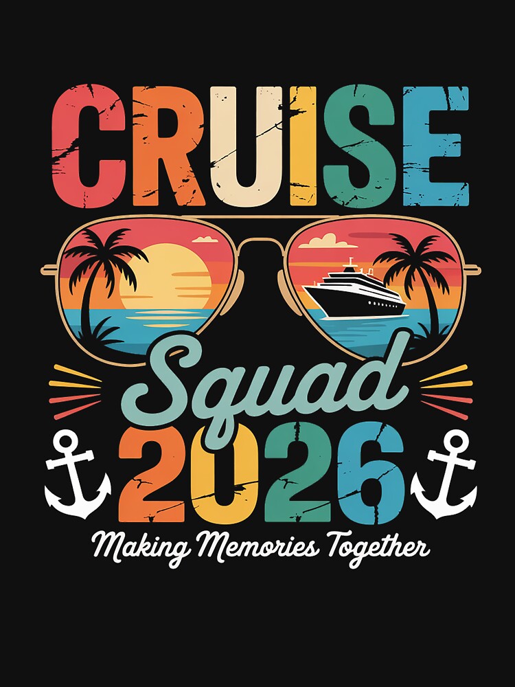 Cruise Squad 2026 Family Group Matching Summer Vacation by catsdothingz