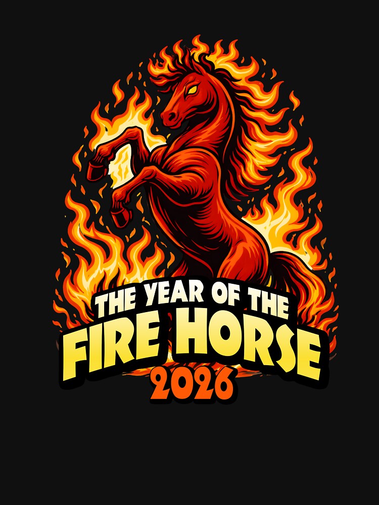 2026 Year of the Fire Horse Zodiac. by Mr Lee