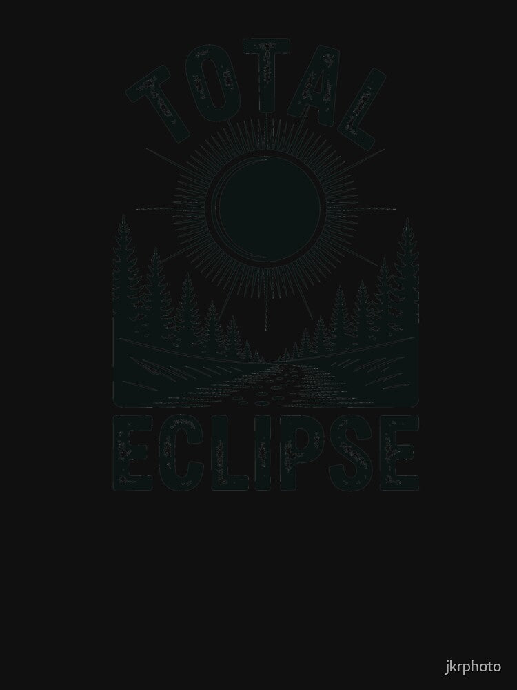 Total Eclipse Forest Scene by jkrphoto