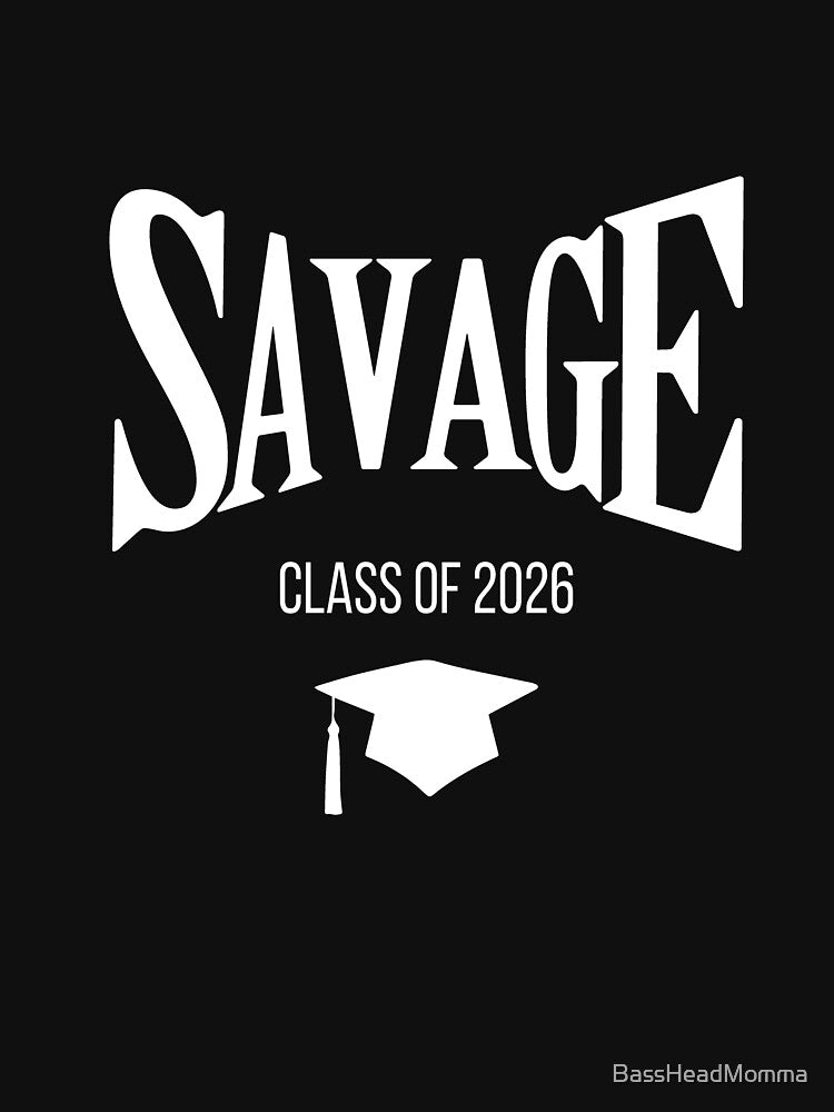 Savage Class Of 2026 White by BassHeadMomma