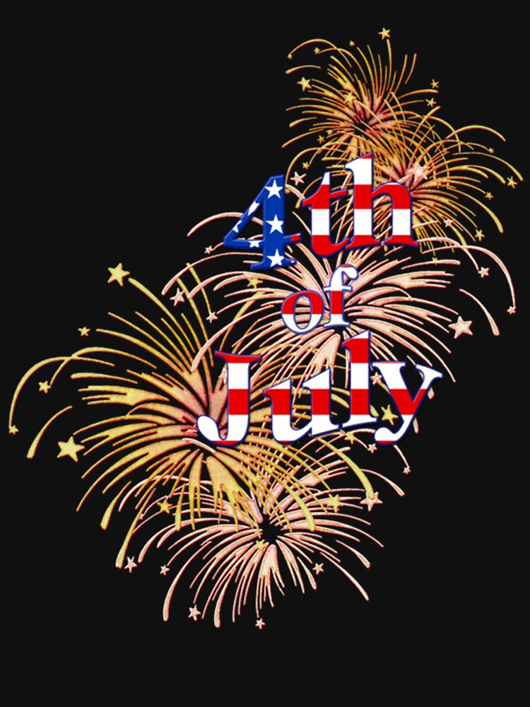 4th of July Fireworks Mens by RoseWilderCo