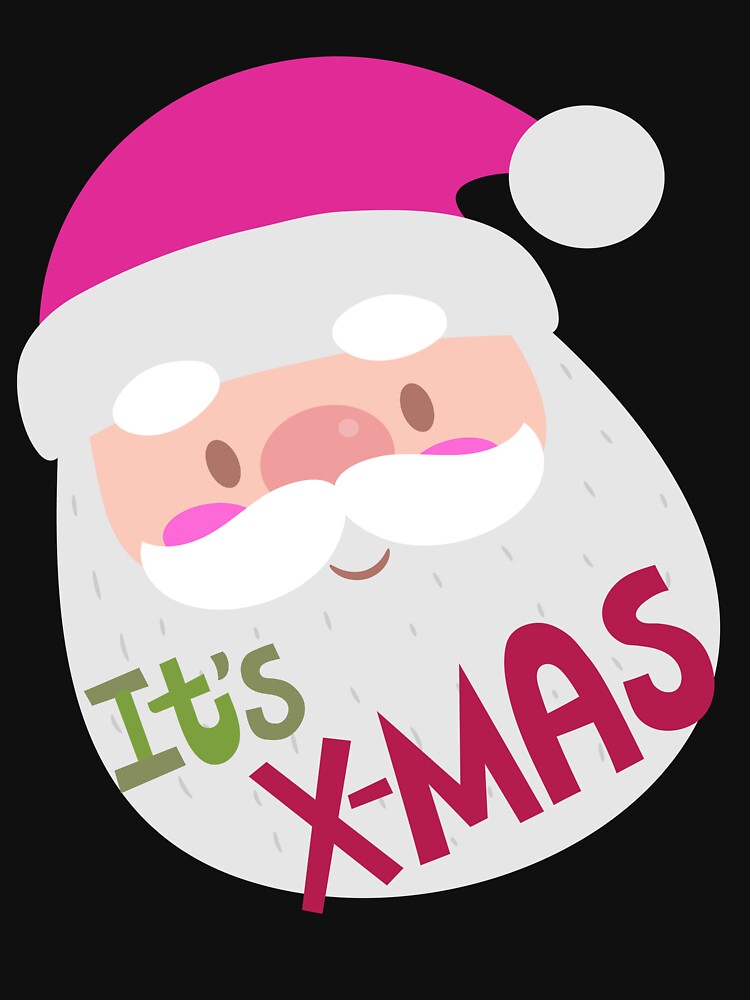 Retro vintage pink santa claus by hamzablk