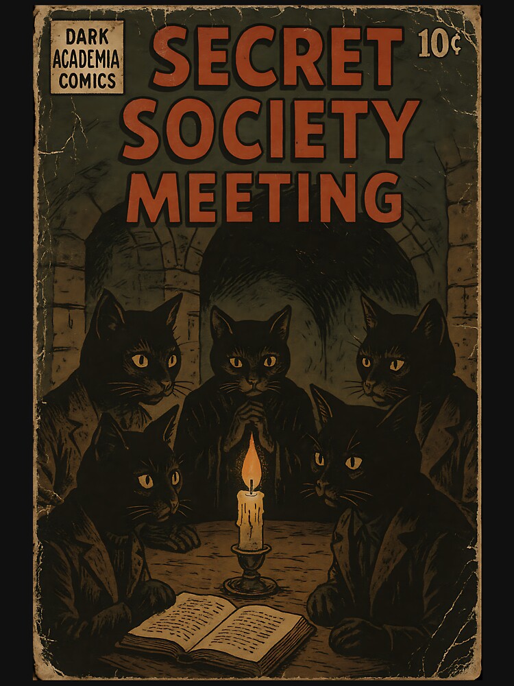 Dark Academia Aesthetic: Secret Society Meeting by bapupa
