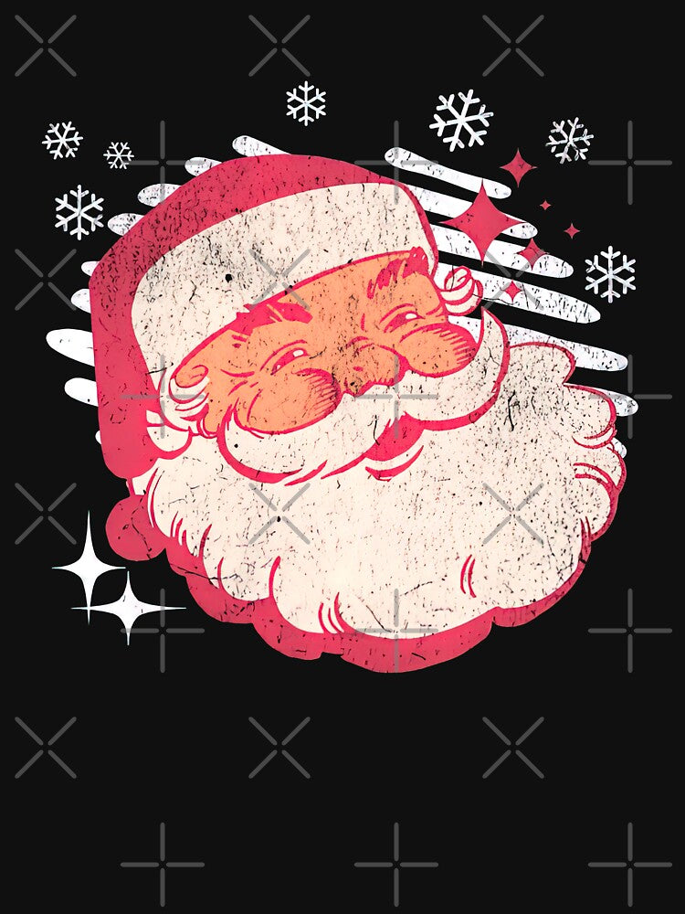 Retro Santa Vintage Christmas Santa Claus Design by SpookshowDesign