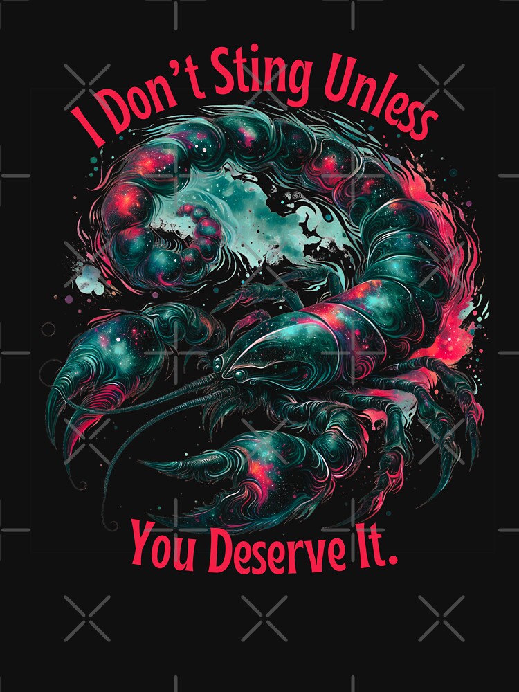 I don’t sting unless you deserve it. by wanessacreative