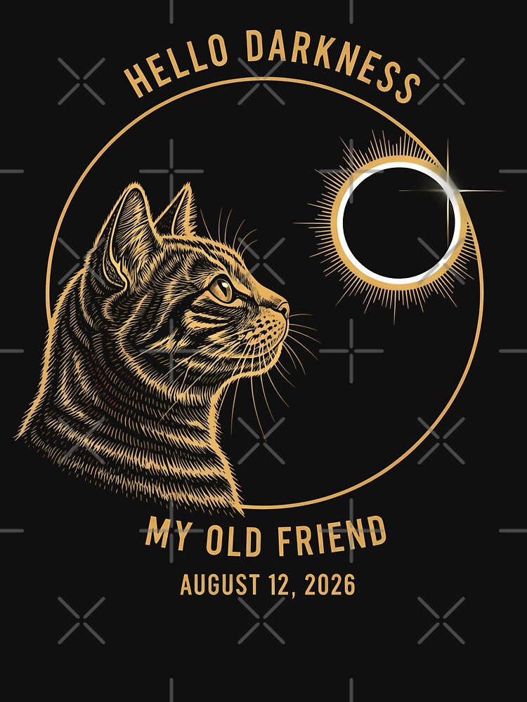 hello darkness my old friend Total solar eclipse 2026 by VividDripCo