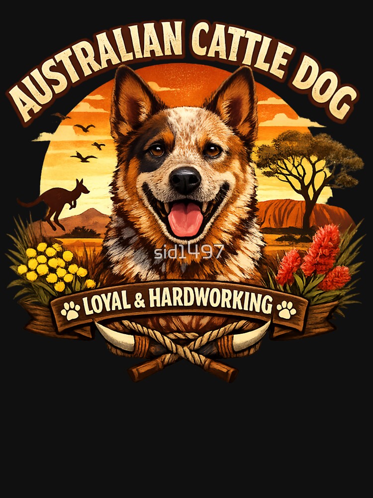Australian Cattle Dog - Loyal & Hardworking by SidTastic