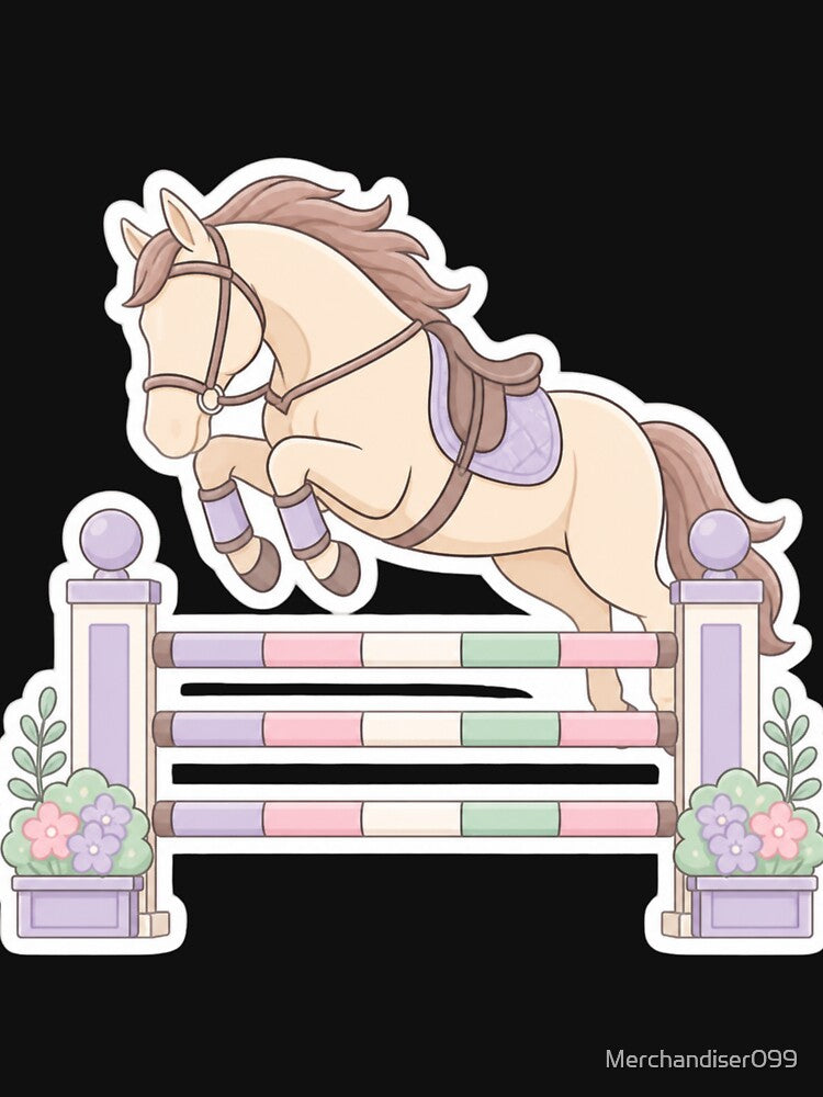 Copy of Copy of Hooves and Hearts Cute Horse Design by Merchandiser099