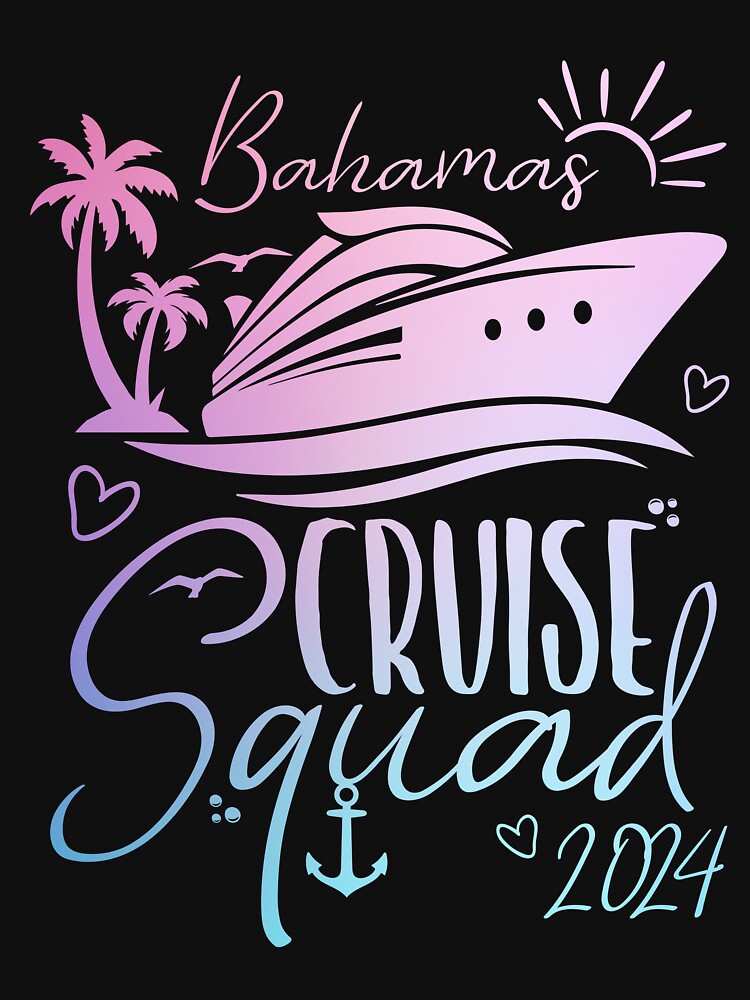 Bahamas Cruise Squad 2024 Family Matching Vacation Friends by Blackewhite