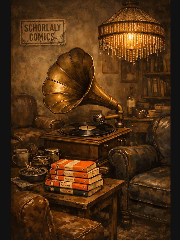 The Gramophone Study - Vintage Dark Academia by bapupa