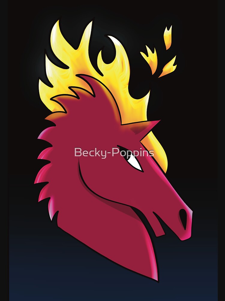 Fire Horse 2026 — Chinese Zodiac Energy Art by Becky-Poppins