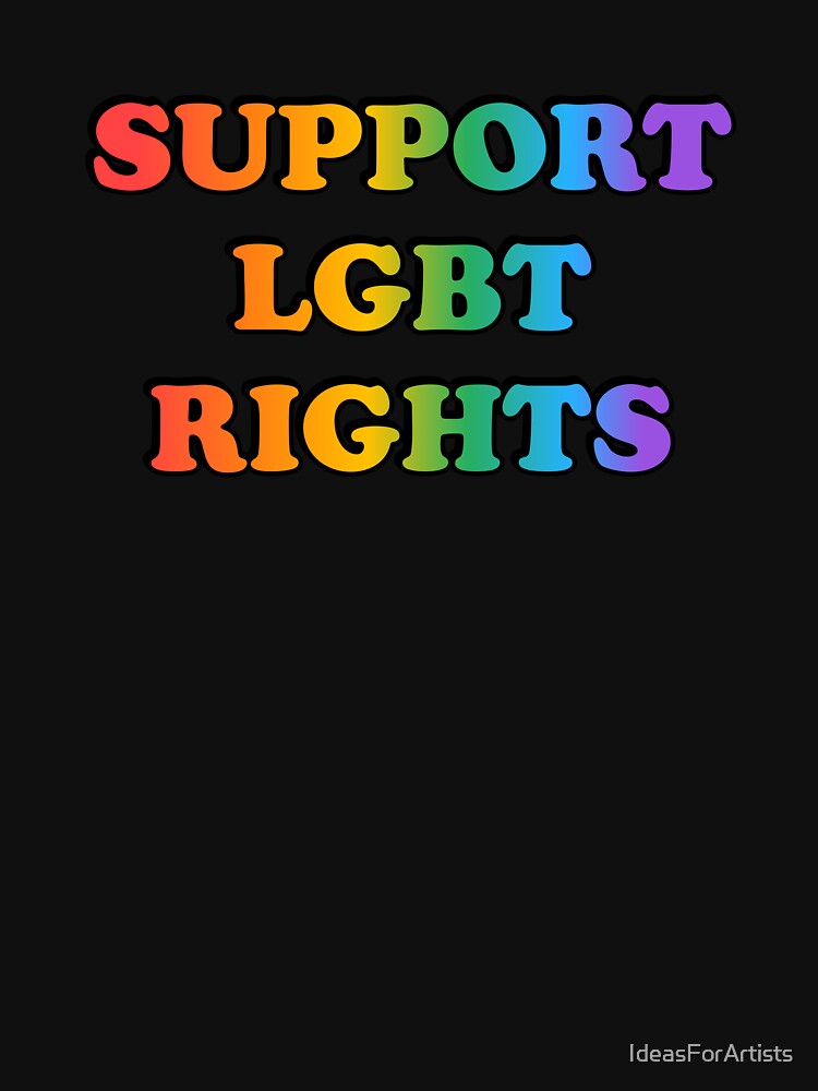 Support LGBT Rights rainbow by Inspirationmotivation
