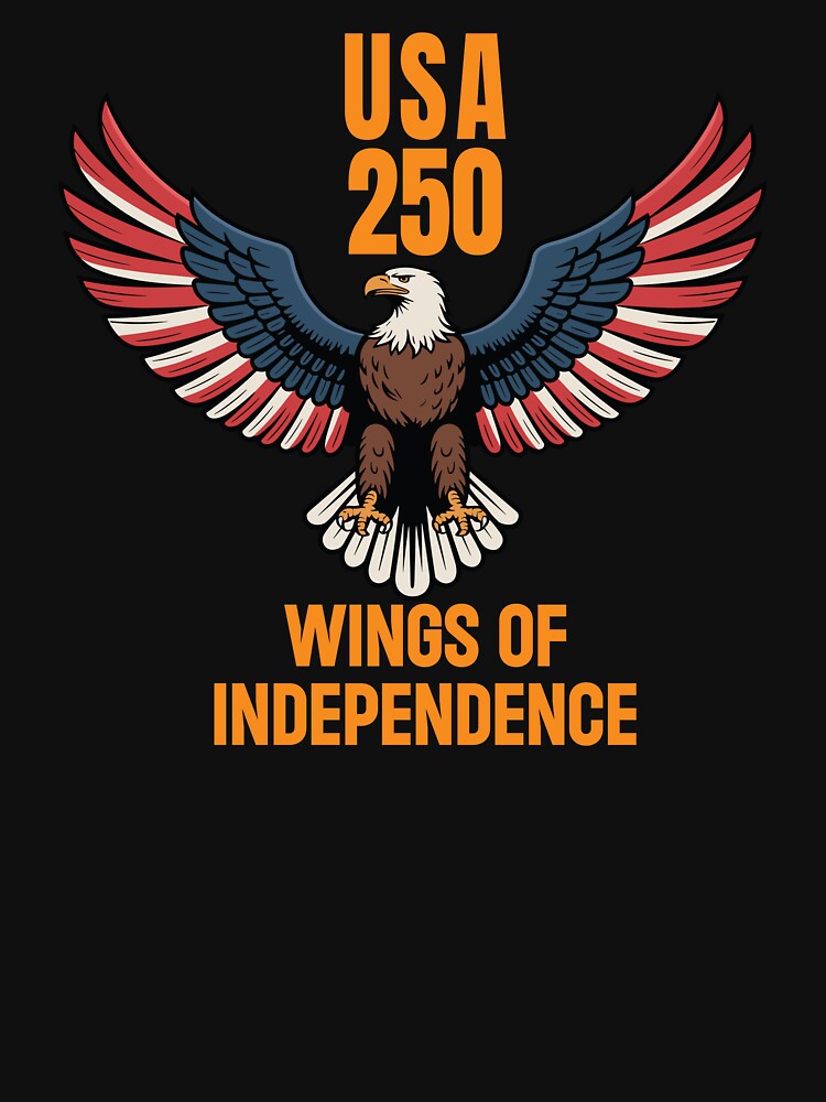 USA 250 Wings of Independence – Bald Eagle Patriotic Design by PrintMastery