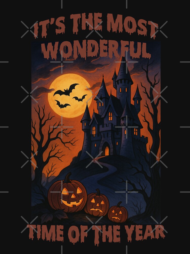 Retro Halloween Spooky Castle by Eleanora193