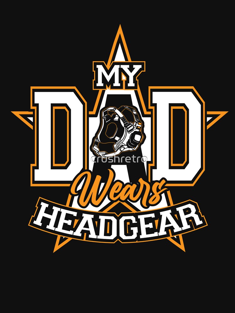 Wrestling Coach My Dad Wears Headgear Boy Girl by Crush Retro®