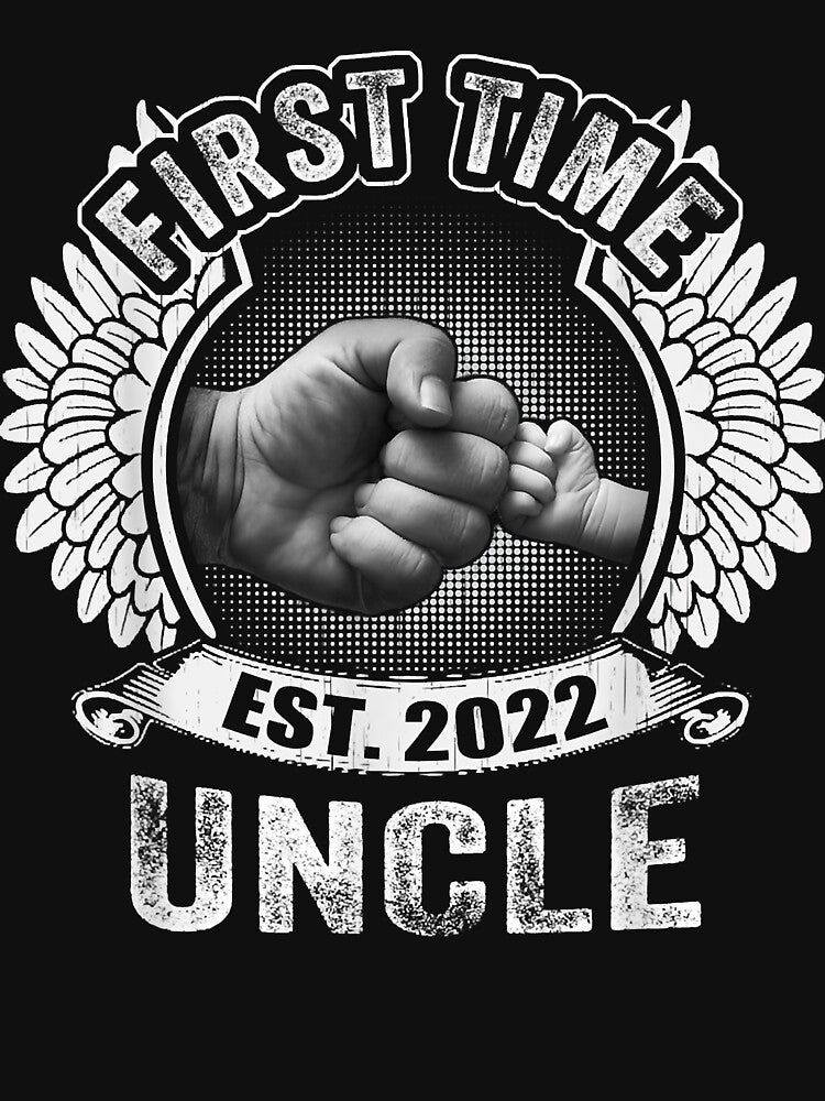 Promoted To Uncle 2022 Gift First Time Uncle Est 2022 by SeppeGoffin