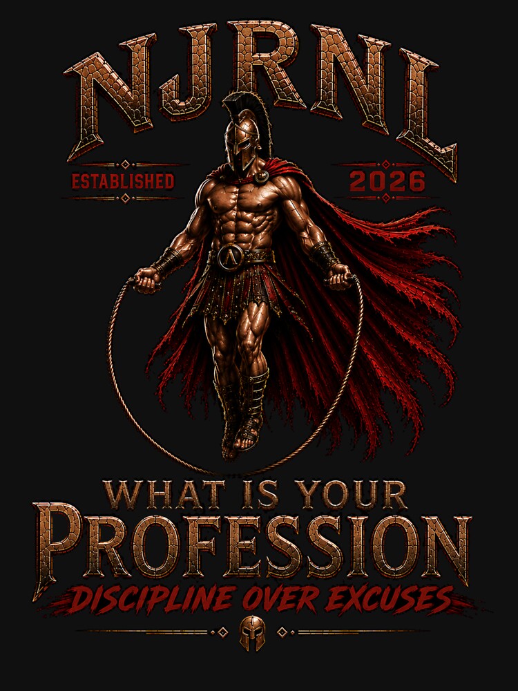 NJRNL Spartan Warrior | Discipline Over Excuses by NJRNL Apparel