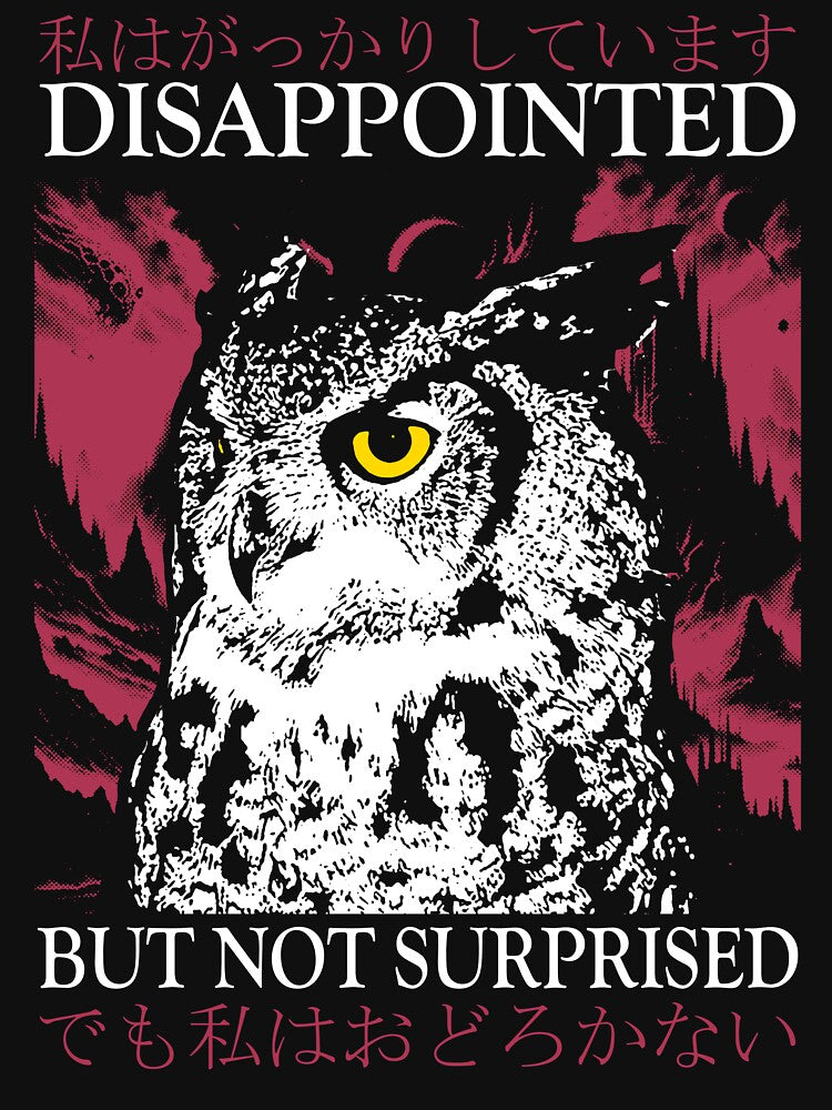 Disappointed Owl by VintageMedatsu