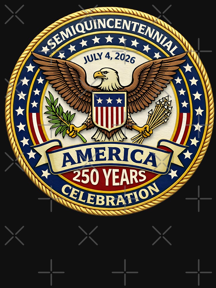 America 250 Years Celebration July 4, 2026 by gear-posters
