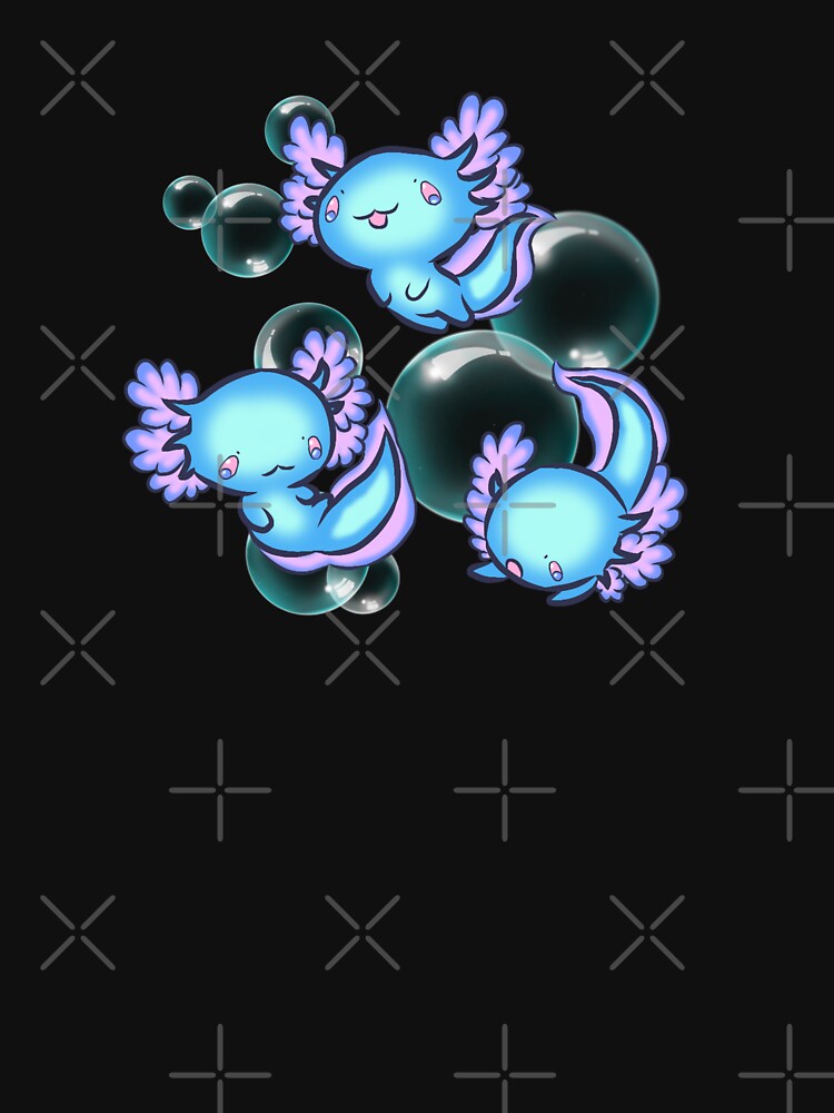Kawaii Cute Aesthetic Happy Pastel Axolotl 1 by NicholiCosplay