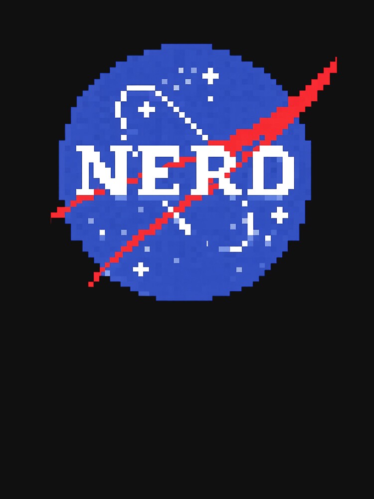 Nerd Logo Pixel Art — NASA Parody by Neirdo-Lab