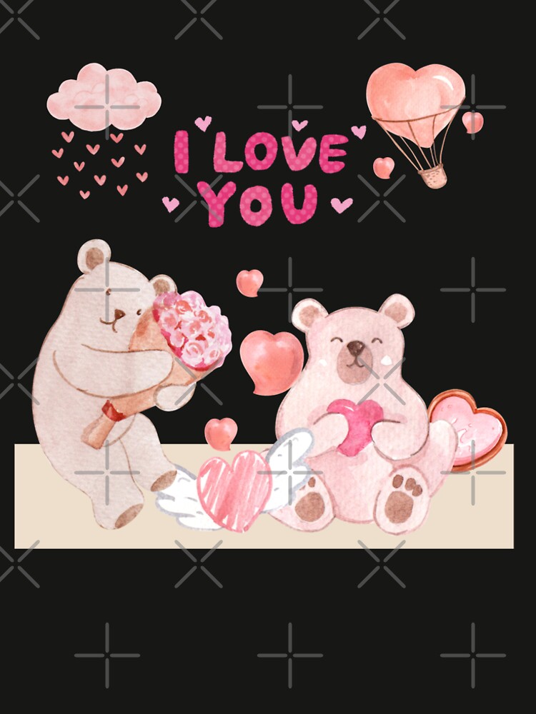 Kawaii Couple Card | Cute Love Greeting Card by Playful Strokes pom@pom