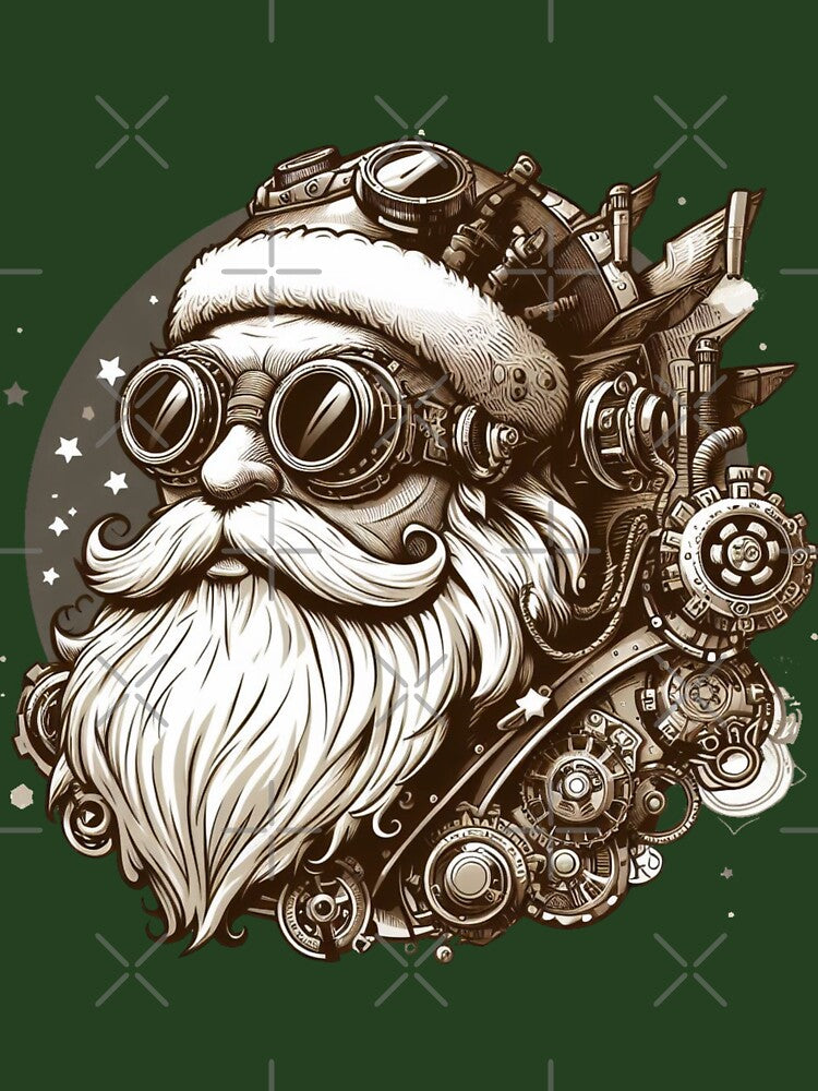 Gearhead Santa Steampunk by organicgal