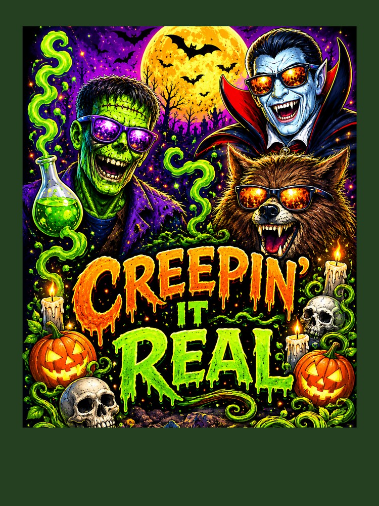 Creepin It Real – Funny Halloween Shirt by RJsTees