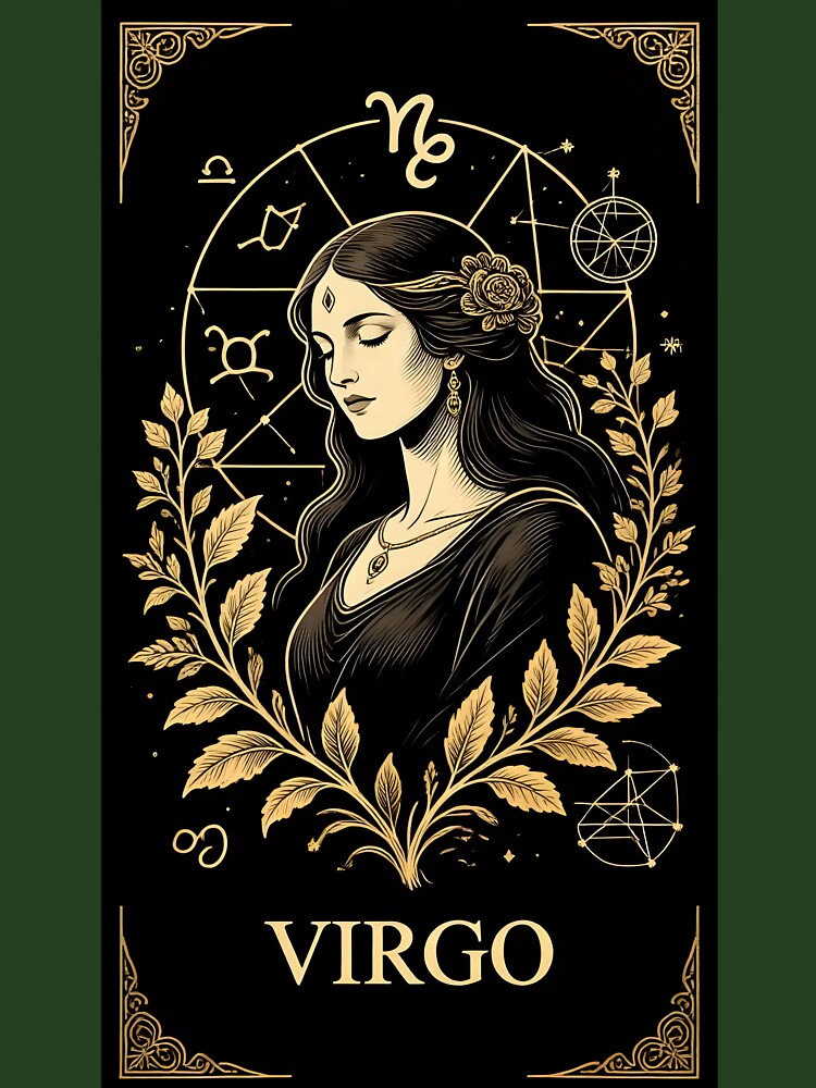 Virgo Zodiac – Golden Mystic Elegance by Soulharmony