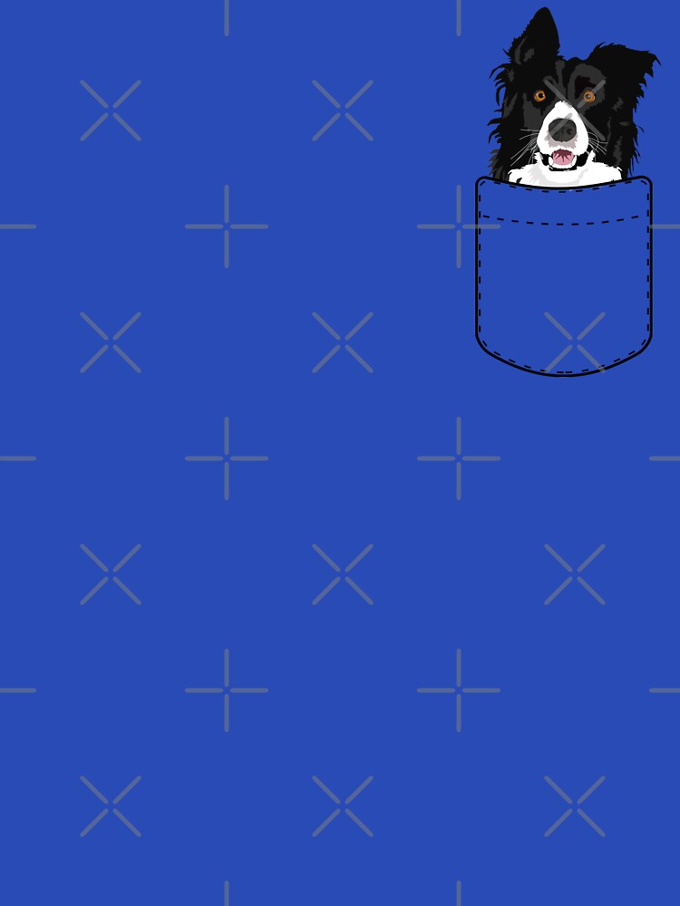Border Collie Dog In Your Pocket by Sleazoid