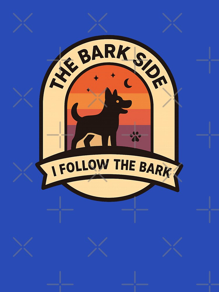 The Bark Side Retro Dog Badge by The Bark Side