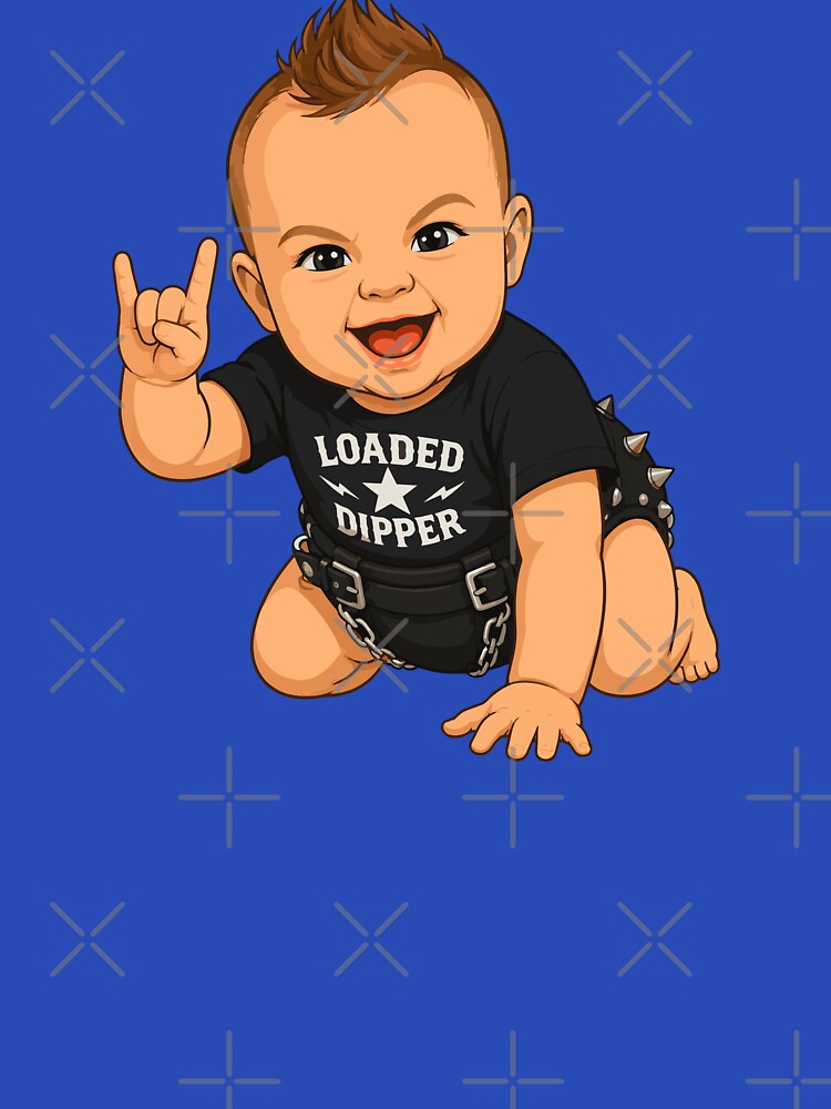 Loaded Dipper Rock Baby Funny Metal Infant by TipTop GFX