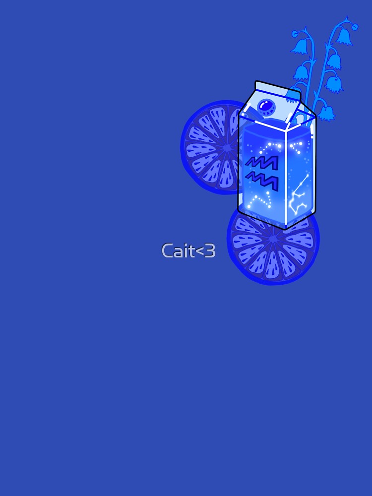 Dark Blue Aquarius Constellation Cute Design by Cait<3