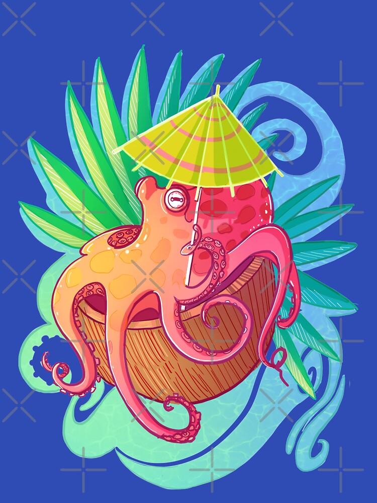 Octopus on the Beach by Ashenwave
