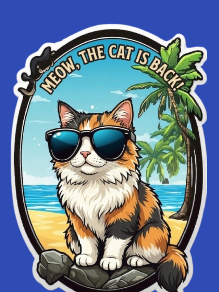 CATTITUDE Cool Cat by PixelStyle Studio