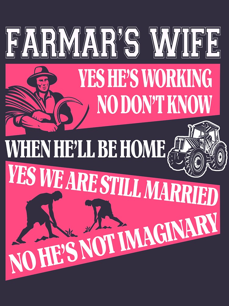 Proud Farmer's Wife T-Shirt by tejoi