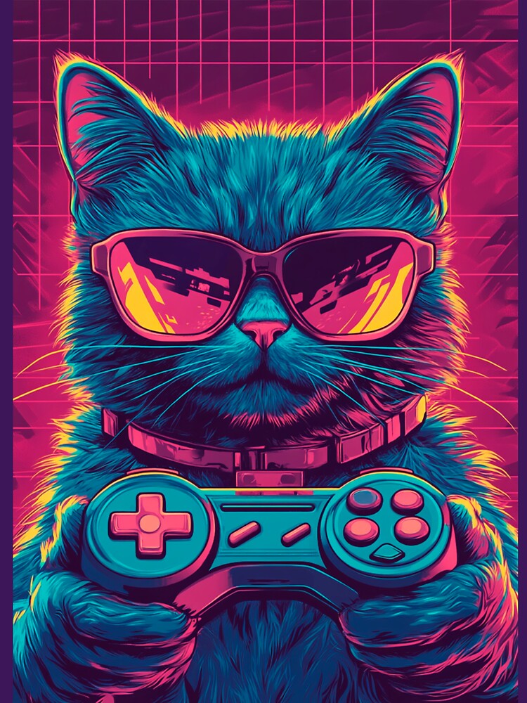Retro Gamer Cat by TStoere