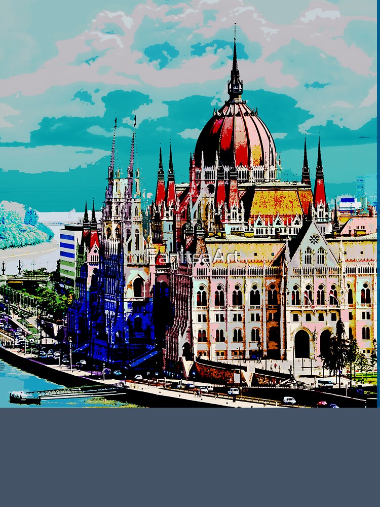 Travel Poster_Visit Budapest_Hungary. by FanitsaArt