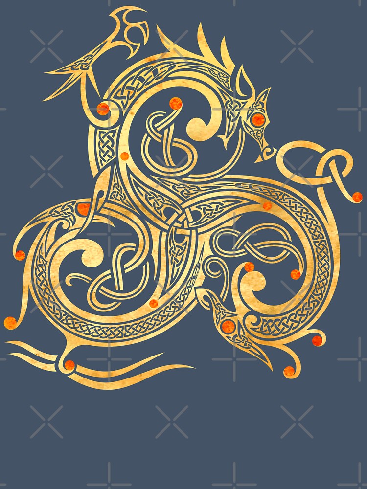 Celtic Dragon T-Shirt by Johan Proud Blade