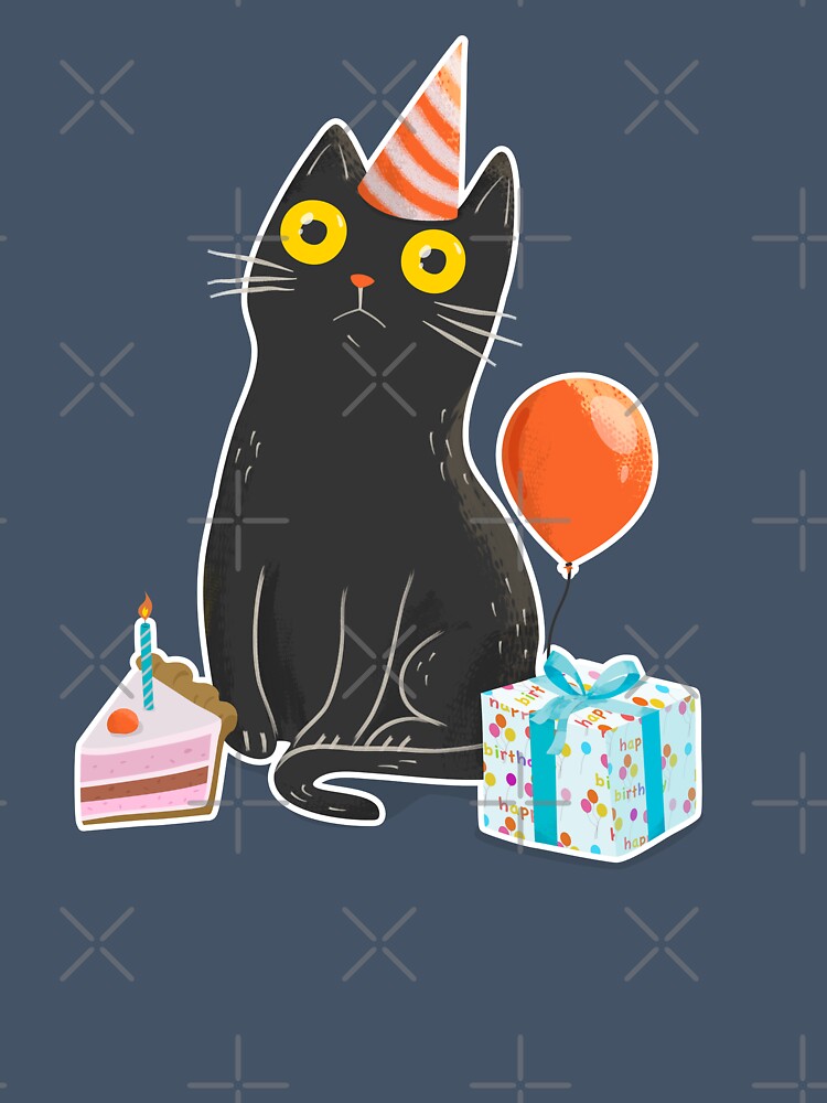 Intense Gaze Birthday Cat by zorrorojo
